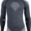 Ondershirt Uyn Men Evolutyon L/S Turtle Neck Melange Anthracite Melange Nude Avio -ontdek een breed assortiment van outdoor kleding 0000 u100047 g975 front