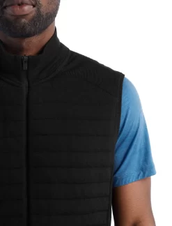 Bodywarmer Icebreaker Men ZoneKnit Insulated Vest Black -ontdek een breed assortiment van outdoor kleding 0A56FB001 5