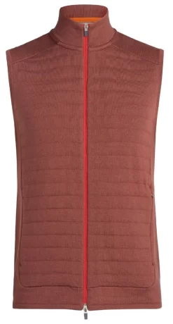 Bodywarmer Icebreaker Men ZoneKnit Insulated Vest Grape Lava