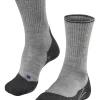 Wandelsokken Falke TK2 Wool Silk Men Light Grey