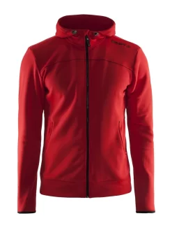 Jas Craft Leisure Full Zip Hood Men Bright Red