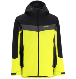 Ski Jas Spyder Men Seventy Eight Black Citron