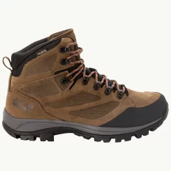 Wandelschoen Jack Wolfskin Men Rebellion Texapore Mid Brown Red