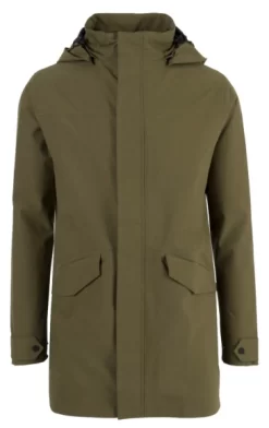 Regenjas AGU Men Urban Outdoor Long Parka Army Green
