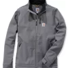 Jas Carhartt Men Crowley Soft Shell Jacket Charcoal -ontdek een breed assortiment van outdoor kleding 1 EU 102199 022 F1