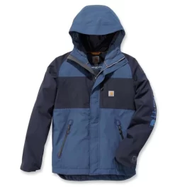 Jas Carhartt Men Angler Jacket Weathered Blue