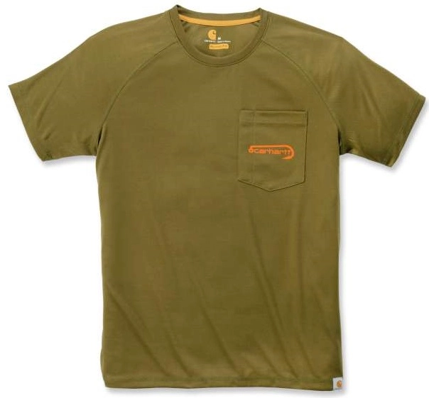 T-Shirt Carhartt Men Fishing S/S Fir Green 3 T-Shirt Carhartt Men Fishing S/S Fir Green