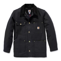 Jas Carhartt Men Firm Duck Chore Coat Black