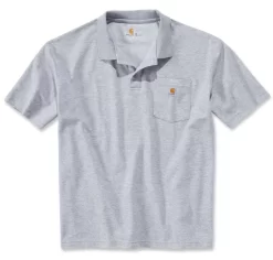 Polo Carhartt Men Work Pocket S/S Heather Grey