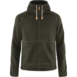 Trui Fjallraven Men Ovik Fleece Hoodie Deep Forest