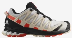 Trailrunning Schoen Salomon Women XA Pro 3D V8 GTX Lunar Rock Cherry Tomato Sun Kiss
