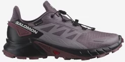 Trailrunning Schoen Salomon Women Supercross 4 GTX Moonscape Black Wild Ginger