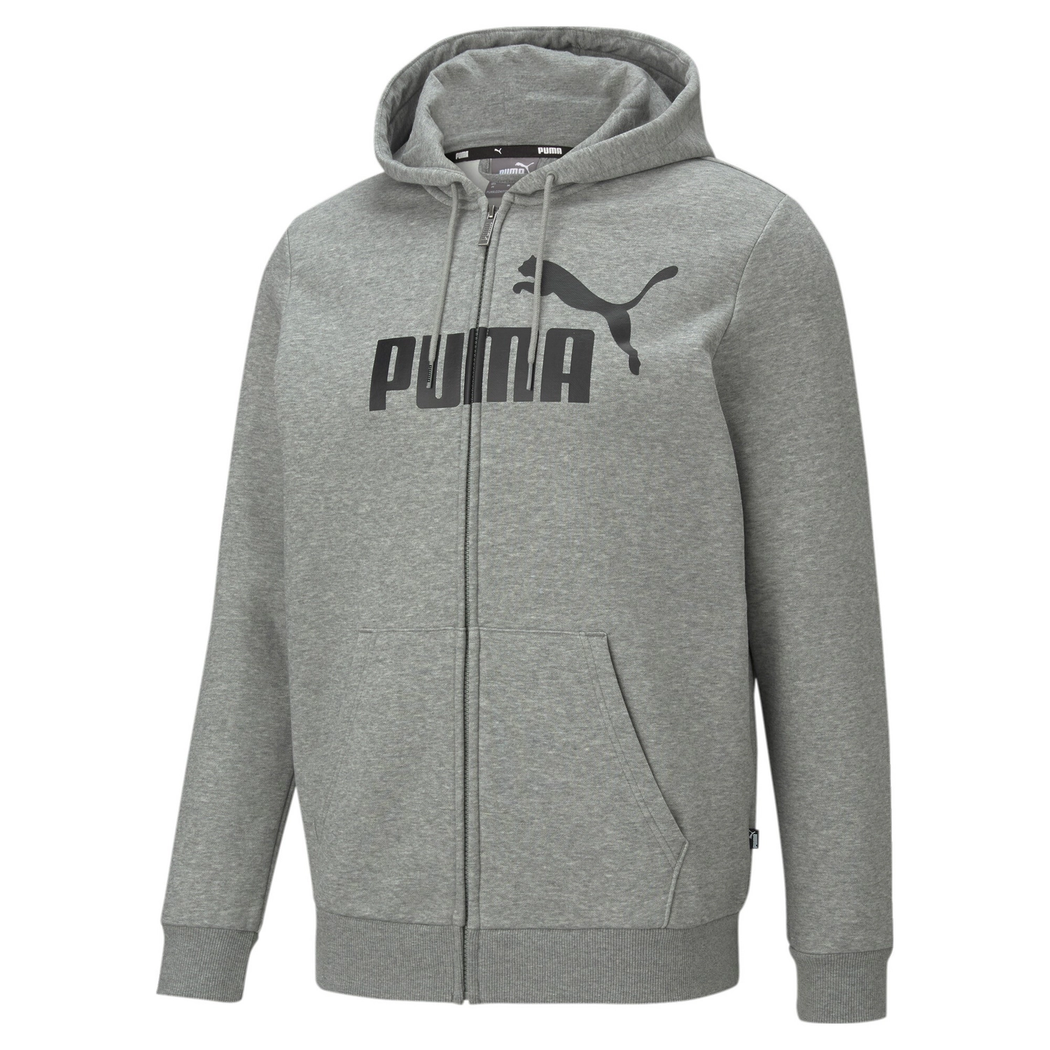 Vest Puma Men Essentials Big Logo Full Zip Hoodie Grey 3 Vest Puma Men Essentials Big Logo Full Zip Hoodie Grey