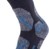 Wandelsok Uyn Men Trekking Winter Merino Anthracite Melange Petrol Blue
