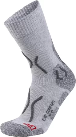 Wandelsok Uyn Men Trekking Explorer Comfort Light Grey Melange Anthracite