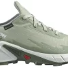 Trailrunning Schoen Salomon Women Alphacross 4 GTX Desert Sage White Laurel Wreath