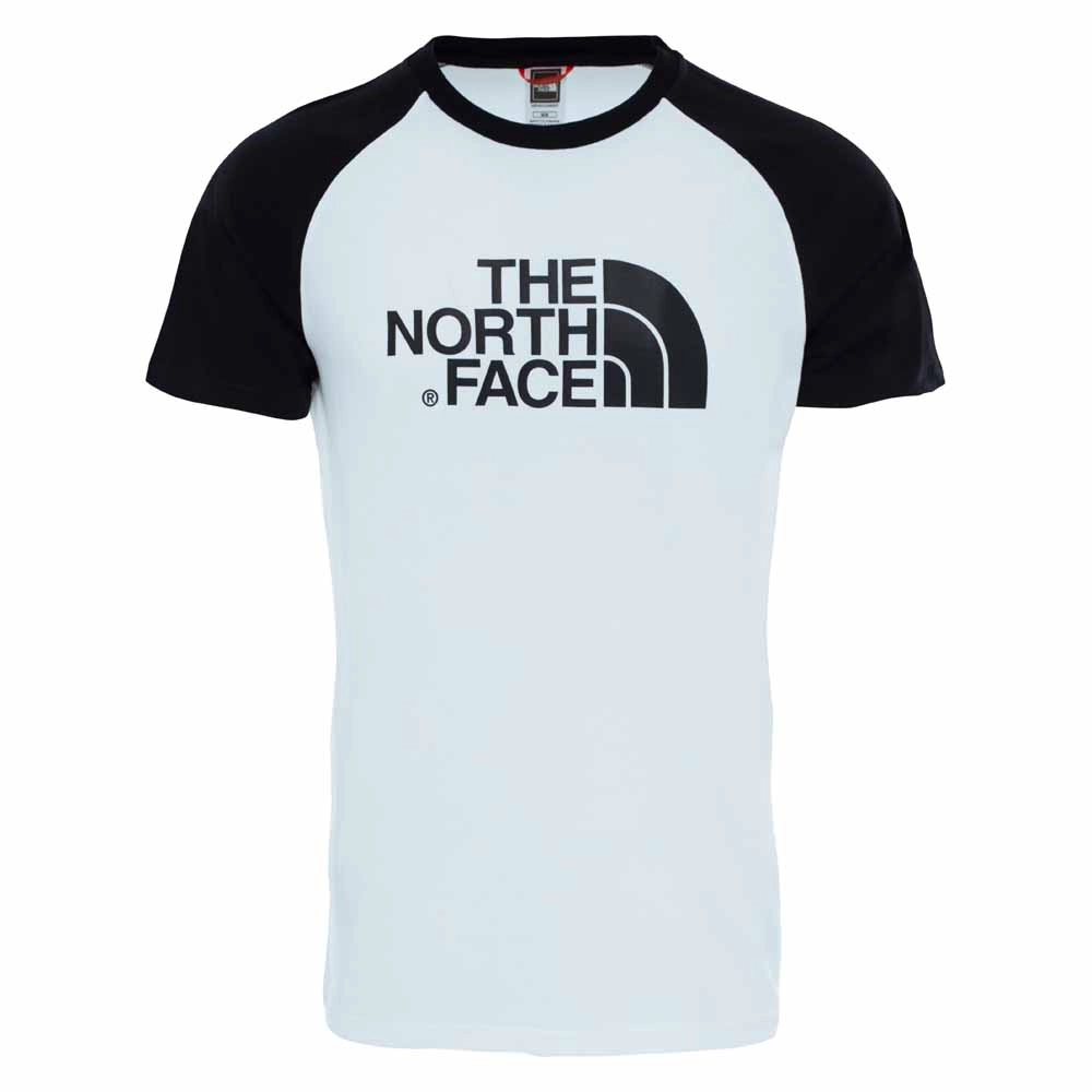 T-Shirt The North Face Men Raglan Easy Tee White Black 3 T-Shirt The North Face Men Raglan Easy Tee White Black