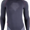 Ondershirt Uyn Men Evolutyon L/S Turtle Neck Charcoal White Red