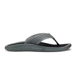 Slipper OluKai Men Ulele Dark Shadow Black