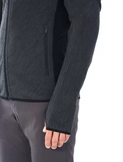 Vest Icebreaker Men Descender LS Zip Jet Heather Black -ontdek een breed assortiment van outdoor kleding 104853A01 5