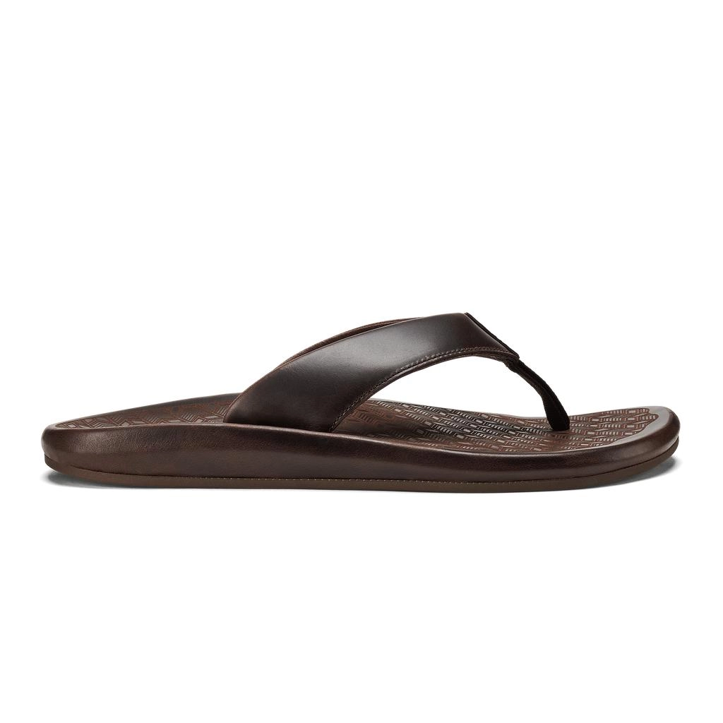 Slipper OluKai Men Ilikai Dark Wood 3 Slipper OluKai Men Ilikai Dark Wood