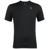 Ondershirt Odlo Men BL Top Crew Neck S/S Merino 200 Black Black -ontdek een breed assortiment van outdoor kleding 110822 15001 1