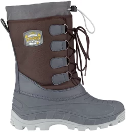 Snowboot Winter-Grip Men Northern Tracker Bruin Antraciet Okergeel