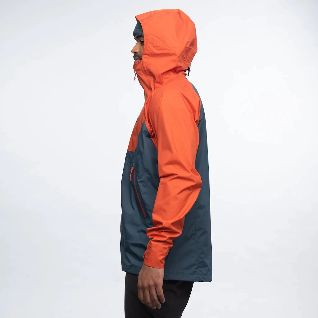 Jas Bergans Men Letto V2 3L Jacket Brick Orion Blue 8 Jas Bergans Men Letto V2 3L Jacket Brick Orion Blue - Afbeelding 6
