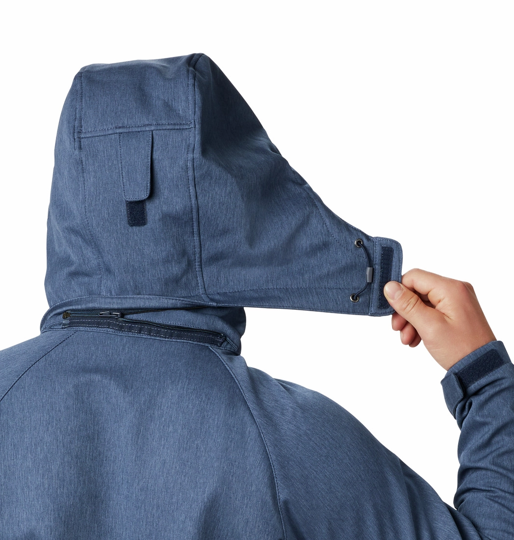 Jas Columbia Men Cascade Ridge II Softshell Collegiate Navy Heather 9 Jas Columbia Men Cascade Ridge II Softshell Collegiate Navy Heather - Afbeelding 7