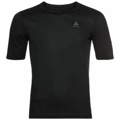 Ondershirt Odlo Men BL Top Crew Neck S/S Active Warm Eco Black
