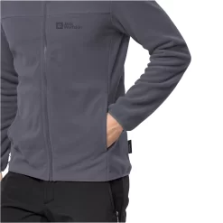 Trui Jack Wolfskin Men Beilstein Full Zip Ebony -ontdek een breed assortiment van outdoor kleding 1710551 6230 m005