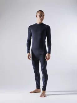 Baselayerset Craft Men Core Dry Fuseknit Set Black -ontdek een breed assortiment van outdoor kleding 1909742 999995 coredryfuseknitset closeup8 1024x