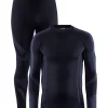 Baselayerset Craft Men Core Dry Fuseknit Set Black