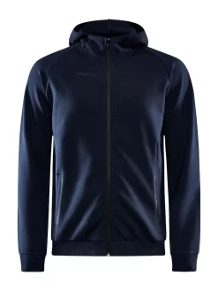 Trui Craft Men Core Soul Full Zip Hood Dark Navy