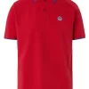Polo North Sails Men SS Polo With Graphic Red
