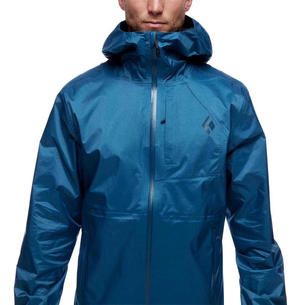 Jas Black Diamond Men Treeline Rain Shell Astral Blue 4 Jas Black Diamond Men Treeline Rain Shell Astral Blue - Afbeelding 2