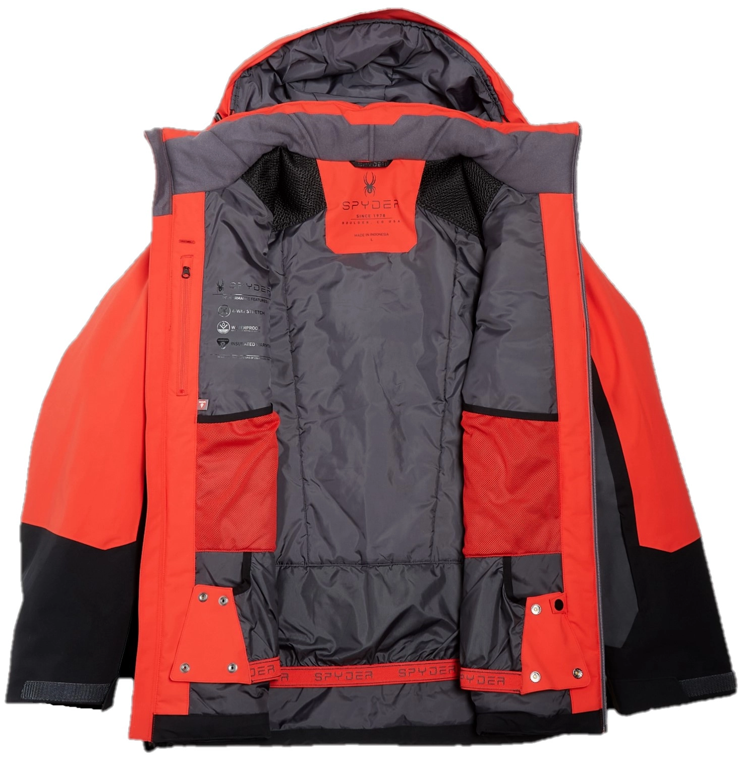 Ski Jas Spyder Men Seventy Eight Volcano Black 4 Ski Jas Spyder Men Seventy Eight Volcano Black - Afbeelding 2