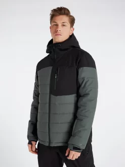 Ski Jas Protest Men Mount Huntergreen -ontdek een breed assortiment van outdoor kleding 2 6711722 672 model front half 01