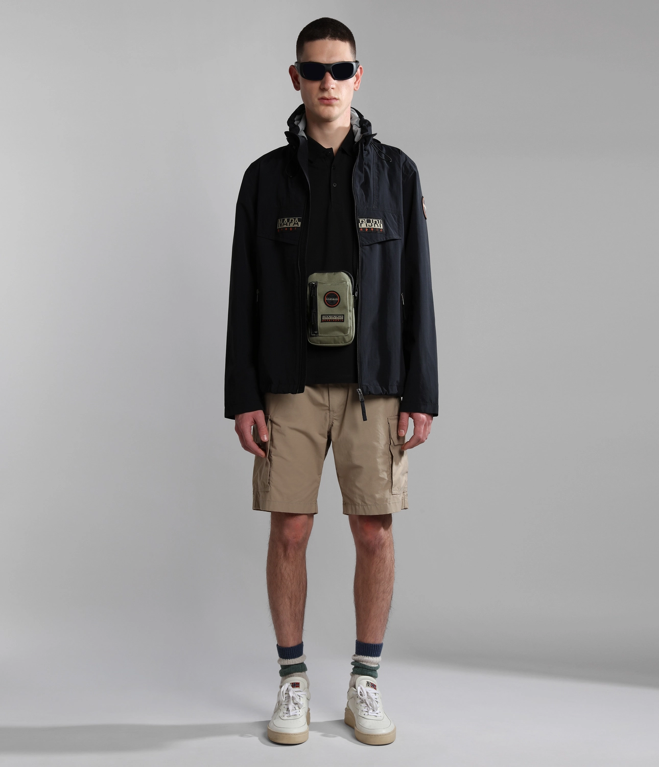 Jas Napapijri Men Rainforest Summer Open Black 4 Jas Napapijri Men Rainforest Summer Open Black - Afbeelding 2