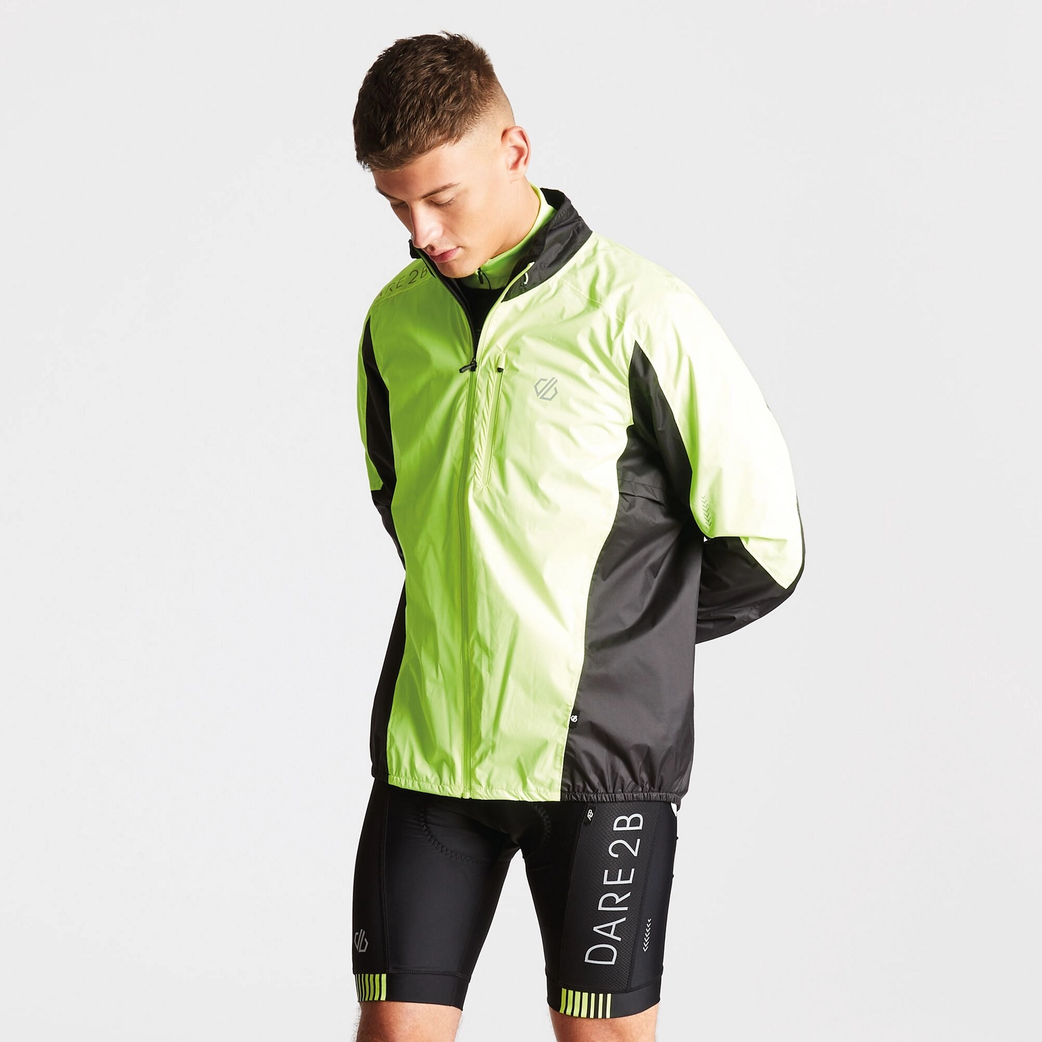 Jas Dare2B Men Mediant Jacket FluroYlw Black 4 Jas Dare2B Men Mediant Jacket FluroYlw Black - Afbeelding 2