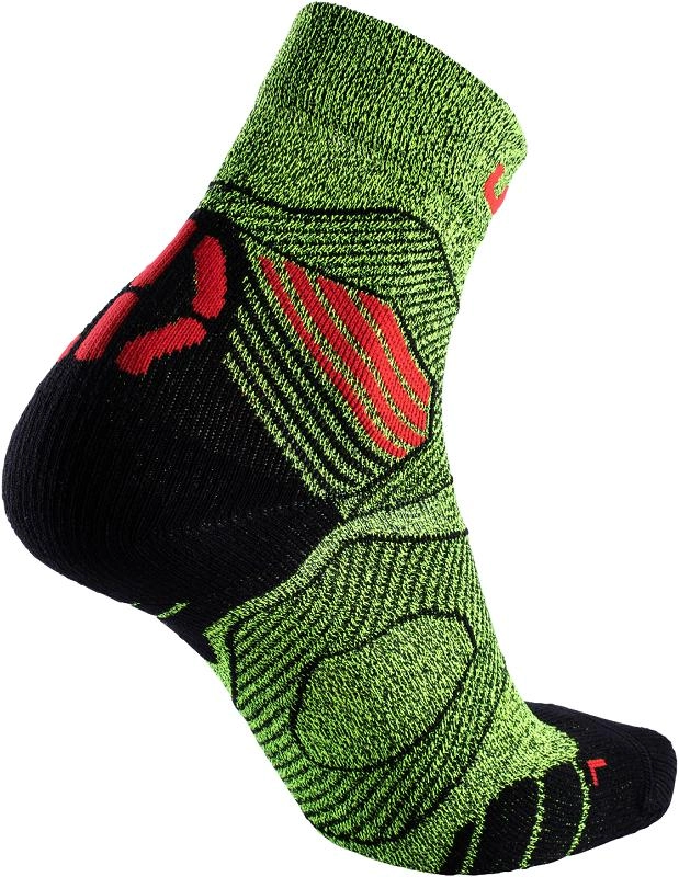 Sokken Uyn Men Run Trail Challenge Yellow Fluo Melange Red 4 Sokken Uyn Men Run Trail Challenge Yellow Fluo Melange Red - Afbeelding 2