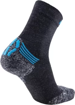 Sokken Uyn Men Winter Pro Run Anthracite Azure -ontdek een breed assortiment van outdoor kleding 2 s100078 g034 back