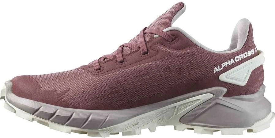 Trailrunning Schoen Salomon Women Alphacross 4 GTX Wild Ginger Ashes Of Roses White 4 Trailrunning Schoen Salomon Women Alphacross 4 GTX Wild Ginger Ashes Of Roses White - Afbeelding 2