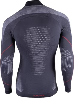 Ondershirt Uyn Men Evolutyon L/S Turtle Neck Charcoal White Red -ontdek een breed assortiment van outdoor kleding 2 u100033 g974 back.png 1