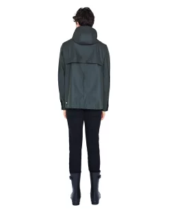 Regenjas Hunter Men Original Lightweight Rubberised Bomber Dark Olive -ontdek een breed assortiment van outdoor kleding 20180801091809 MODEL AW18 ORG MRO4190WAP DOV 2