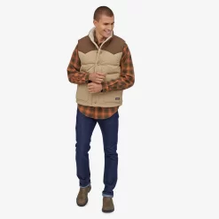Bodywarmer Patagonia Men Reversible Bivy Down Vest Classic Tan -ontdek een breed assortiment van outdoor kleding 27588 CSC KT3