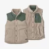 Bodywarmer Patagonia Men Reversible Bivy Down Vest Oar Tan