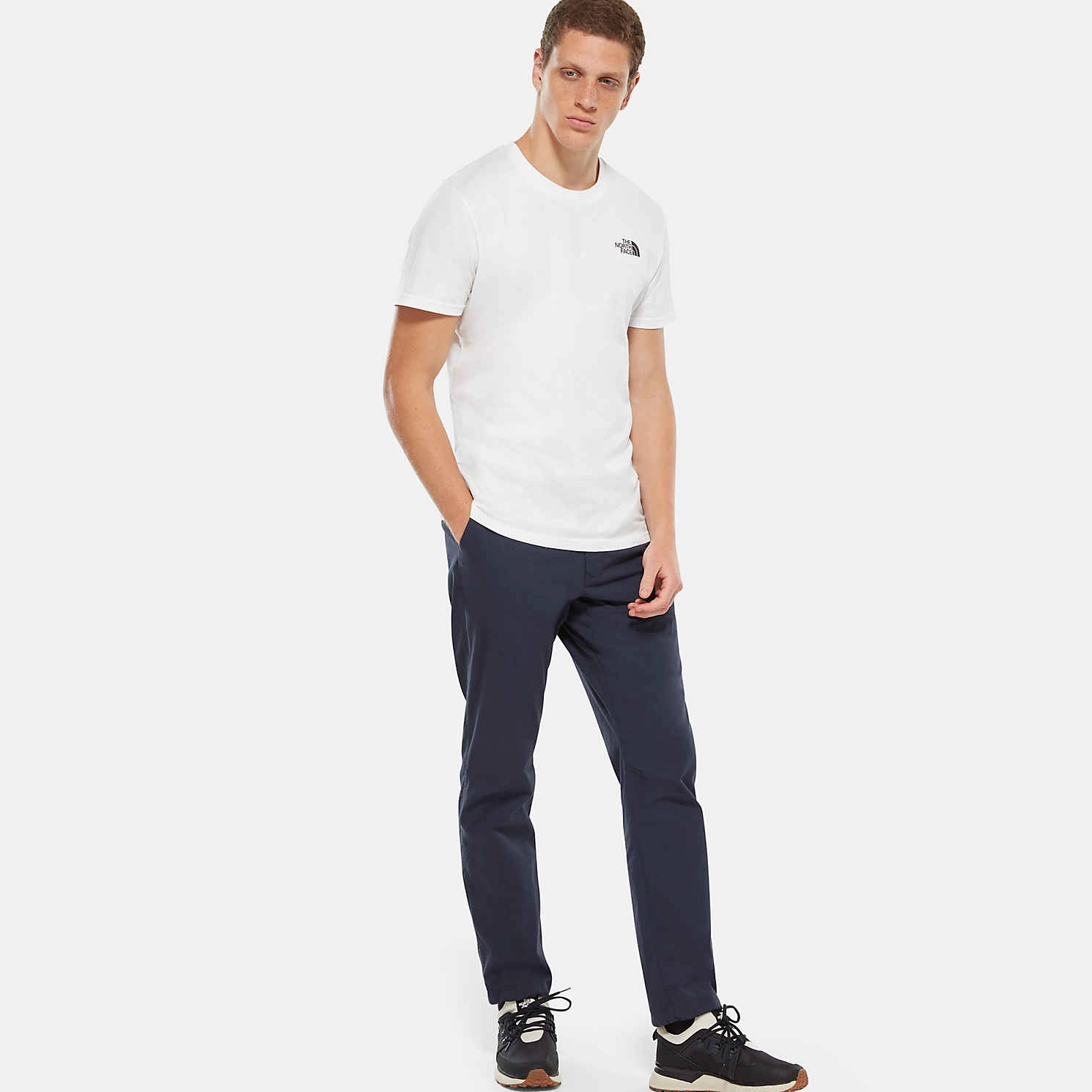 T-Shirt The North Face Men S S Simple Dome Tee TNF White 6 T-Shirt The North Face Men S S Simple Dome Tee TNF White - Afbeelding 4