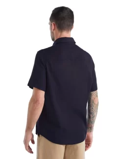 T-Shirt Icebreaker Men Steveston SS Shirt Midnight Navy -ontdek een breed assortiment van outdoor kleding 3 0A56EG401 2