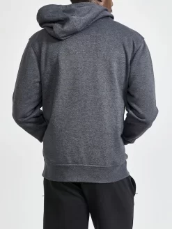 Trui Craft Men Core Craft Hood Dk Grey Melange -ontdek een breed assortiment van outdoor kleding 3 1910677 975000 CORE20Craft20hood20M Closeup2